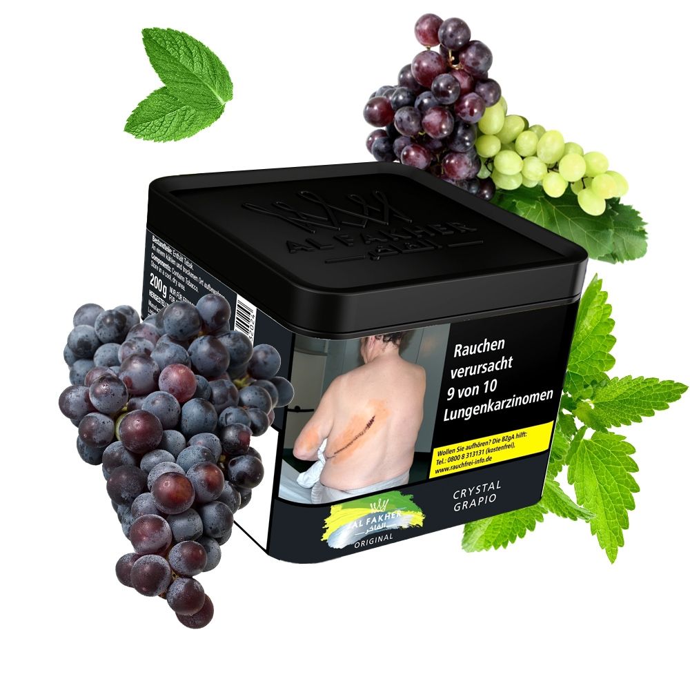 Al Fakher – Crystal Grapio (200g) Shisha Tabak