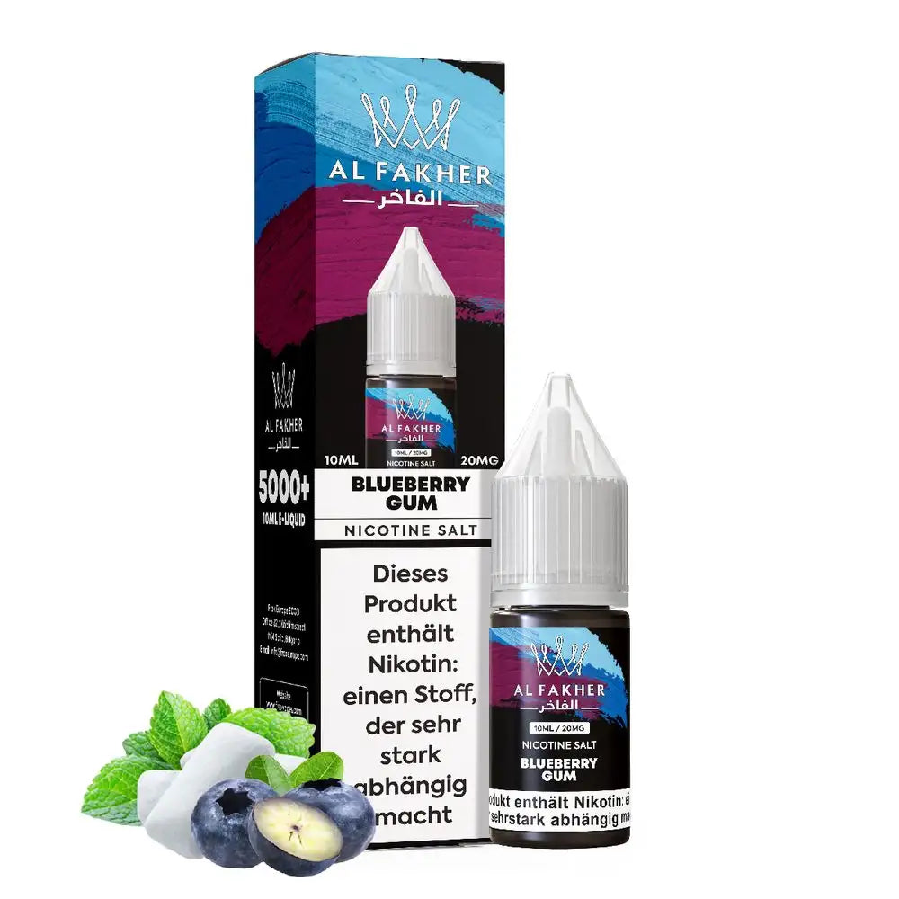 Al Fakher Liquid – Blueberry Gum Nikotinsalz 20mg
