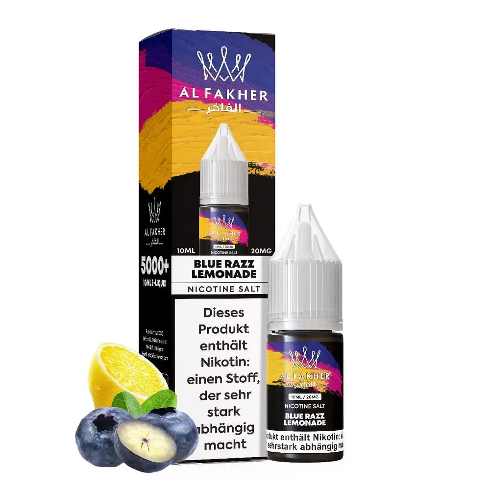 Al Fakher Liquid – Blue Razz Lemonade Nikotinsalz 20mg