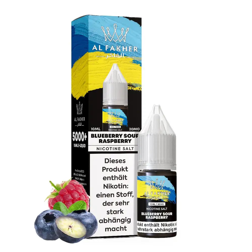 Al Fakher Liquid – Blueberry Sour Raspberry Nikotinsalz 20mg
