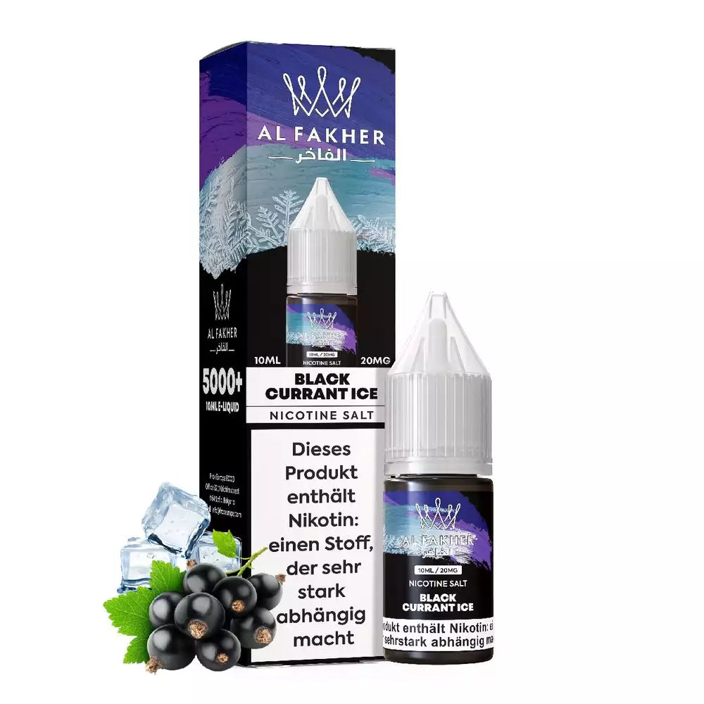 Al Fakher Liquid – Blackcurrant Ice Nikotinsalz 20mg