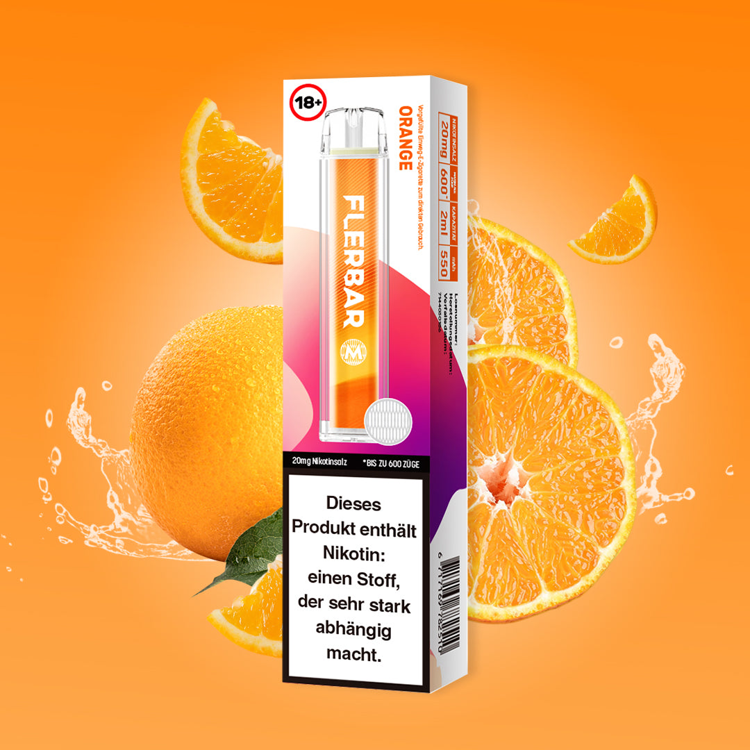 Flerbar M Orange jetzt online kaufen | Ali's Shisha Shop Wuppertal