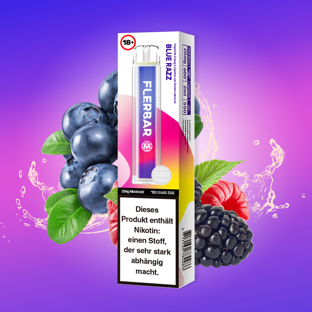 Flerbar M Blue Razz jetzt online kaufen | Ali's Shisha Shop Wuppertal