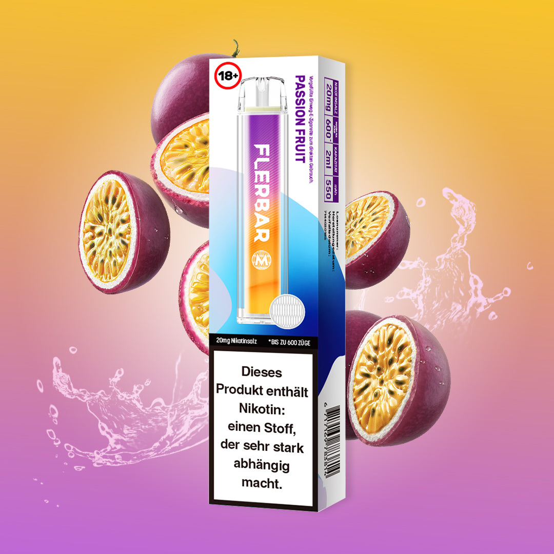 Flerbar M Passion Fruit jetzt online kaufen | Ali's Shisha Shop Wuppertal