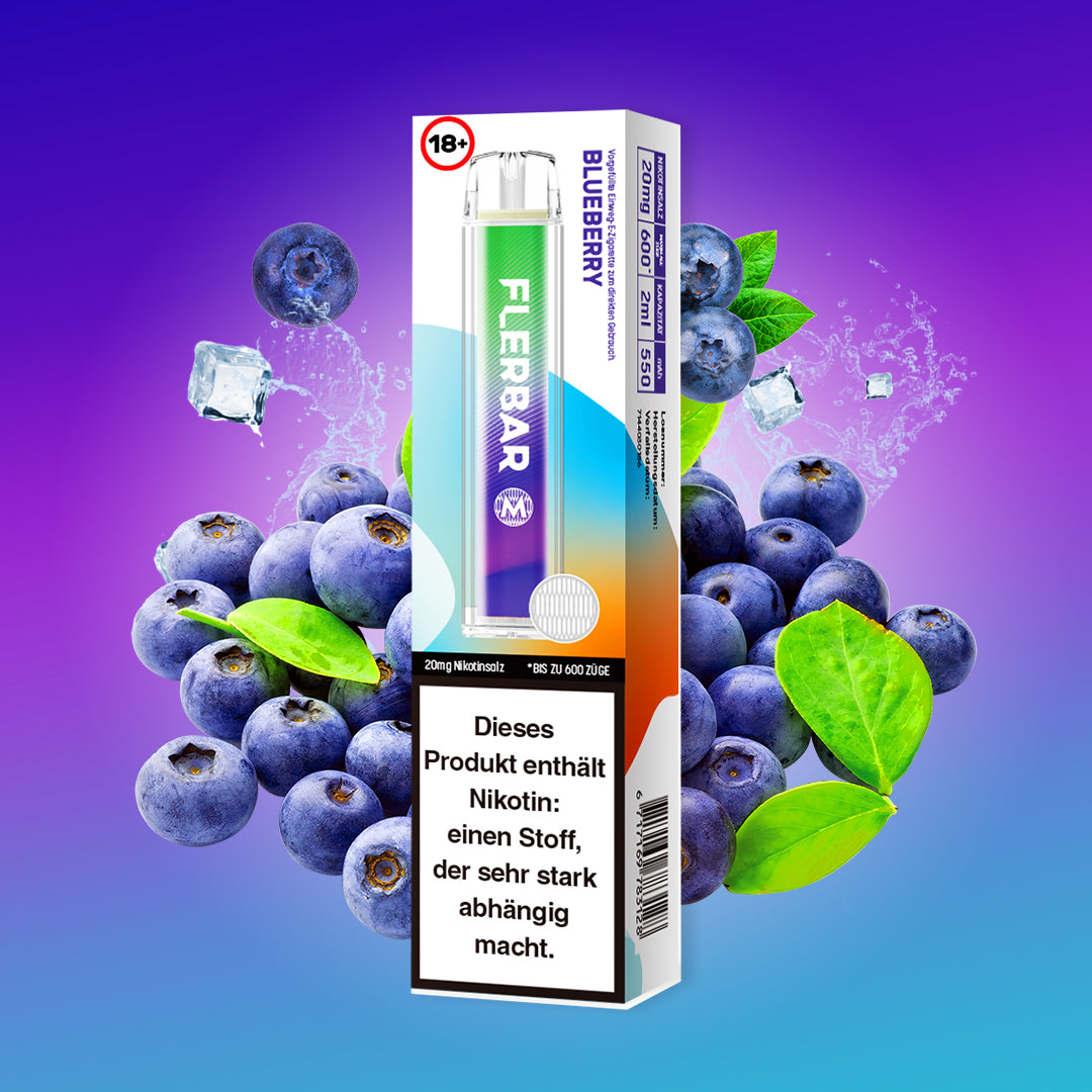 Flerbar M Blueberry jetzt online kaufen | Ali's Shisha Shop Wuppertal