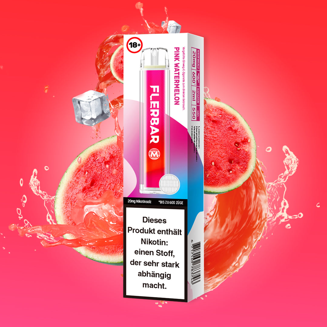 Flerbar M Pink Watermelon jetzt online kaufen | Ali's Shisha Shop Wuppertal