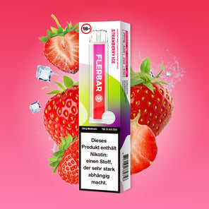 Flerbar M Strawberry Ice jetzt online kaufen | Ali's Shisha Shop Wuppertal