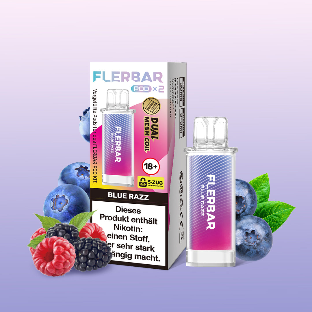 Flerbar Blue Razz jetzt online kaufen | Ali's Shisha Shop Wuppertal
