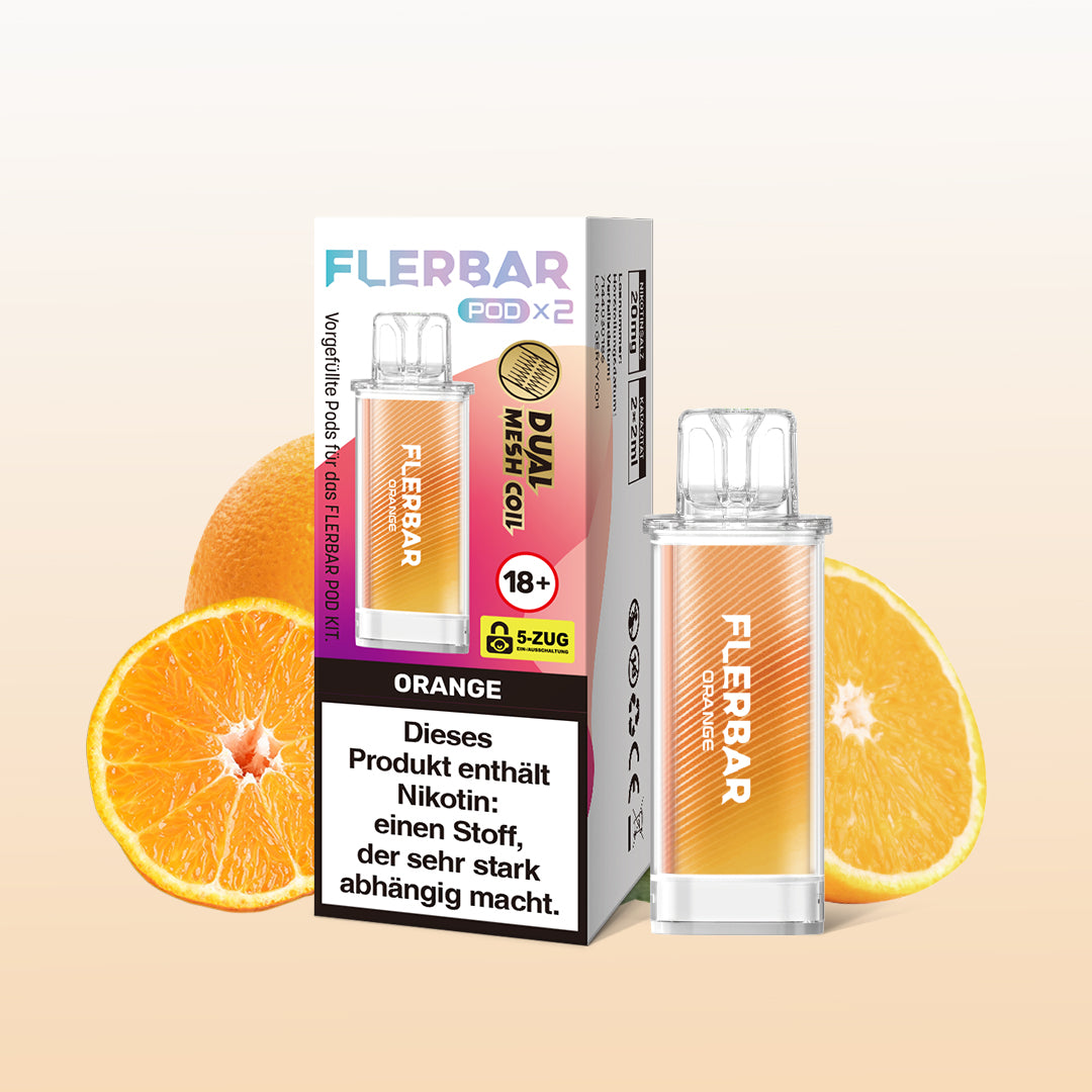Flerbar Orange jetzt online kaufen | Ali's Shisha Shop Wuppertal