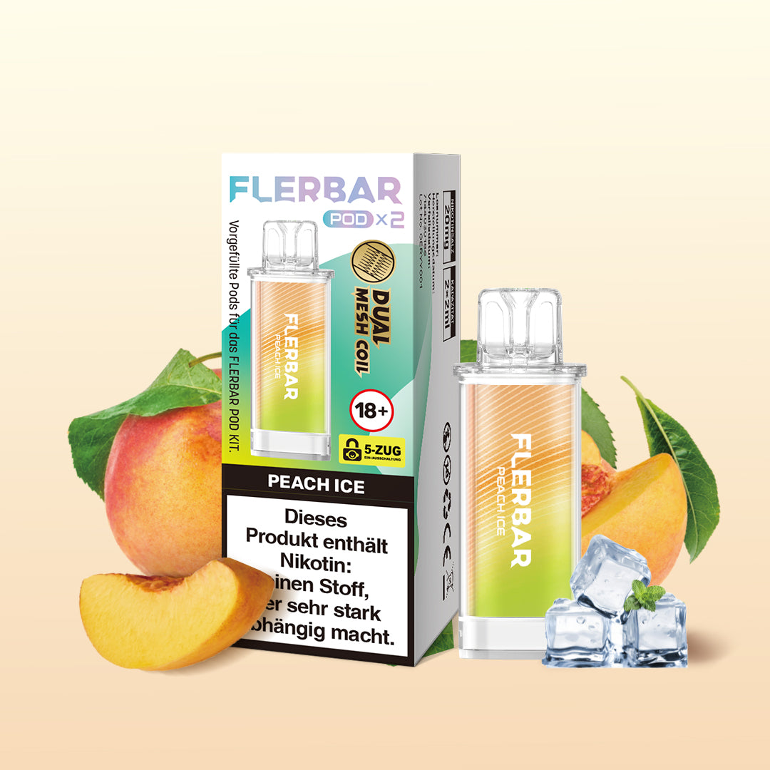 Flerbar Peach Ice jetzt online kaufen | Ali's Shisha Shop Wuppertal