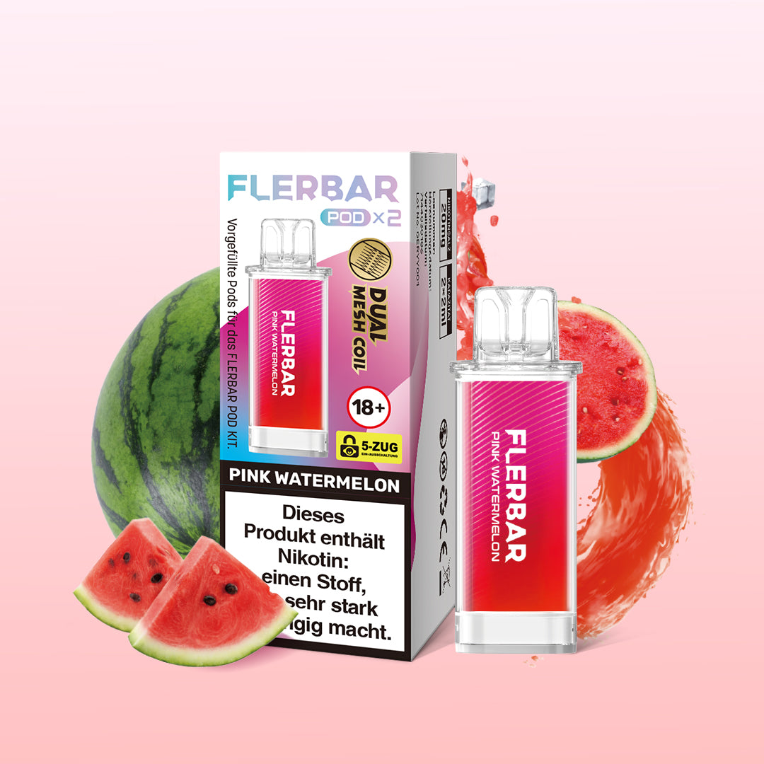 Flerbar Pink Watermelon jetzt online kaufen | Ali's Shisha Shop Wuppertal