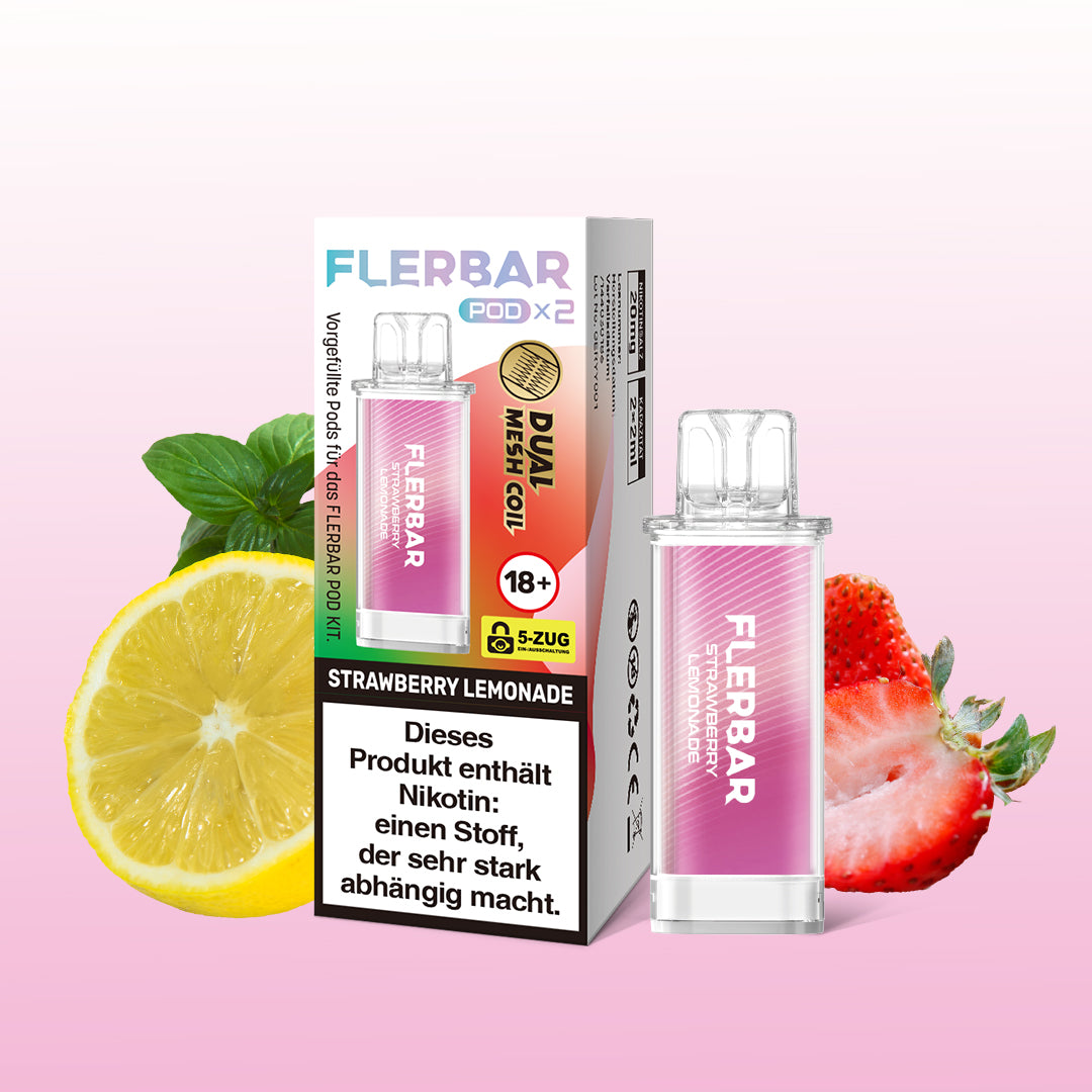 Flerbar Strawberry Lemonade jetzt online kaufen | Ali's Shisha Shop Wuppertal
