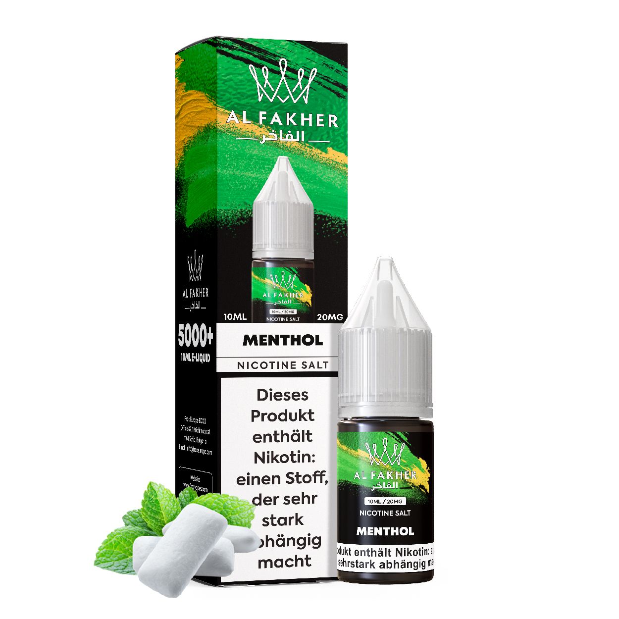 Al Fakher Liquid – Menthol Nikotinsalz 20mg